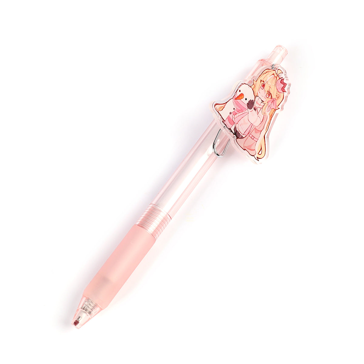 'Drawing a Blank' Pen with acrylic charm