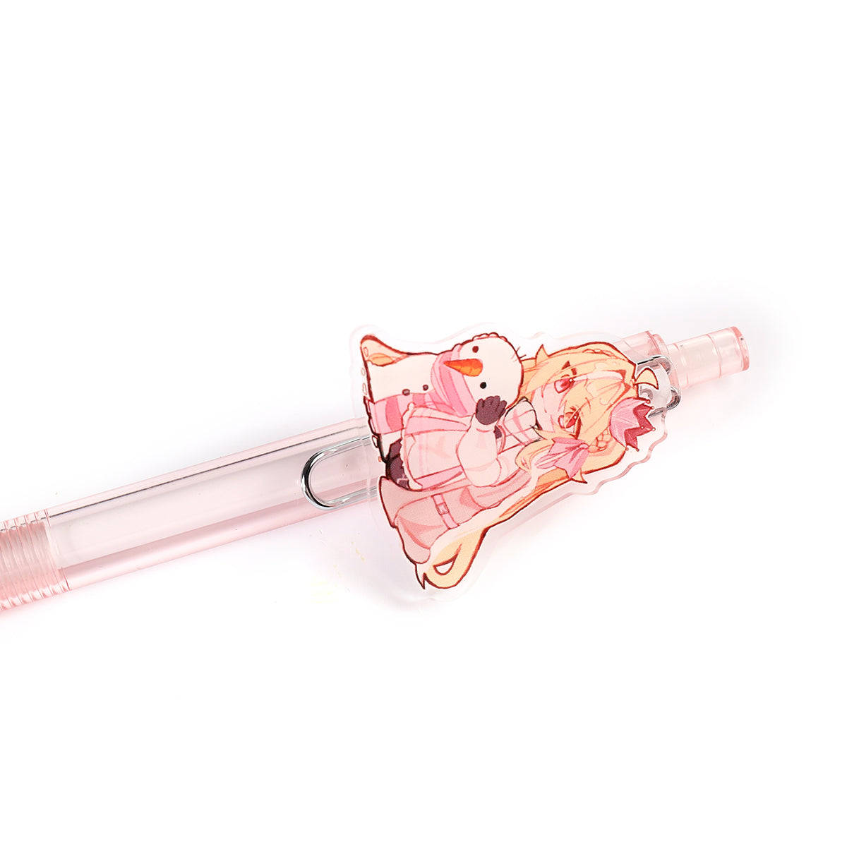 'Drawing a Blank' Pen with acrylic charm