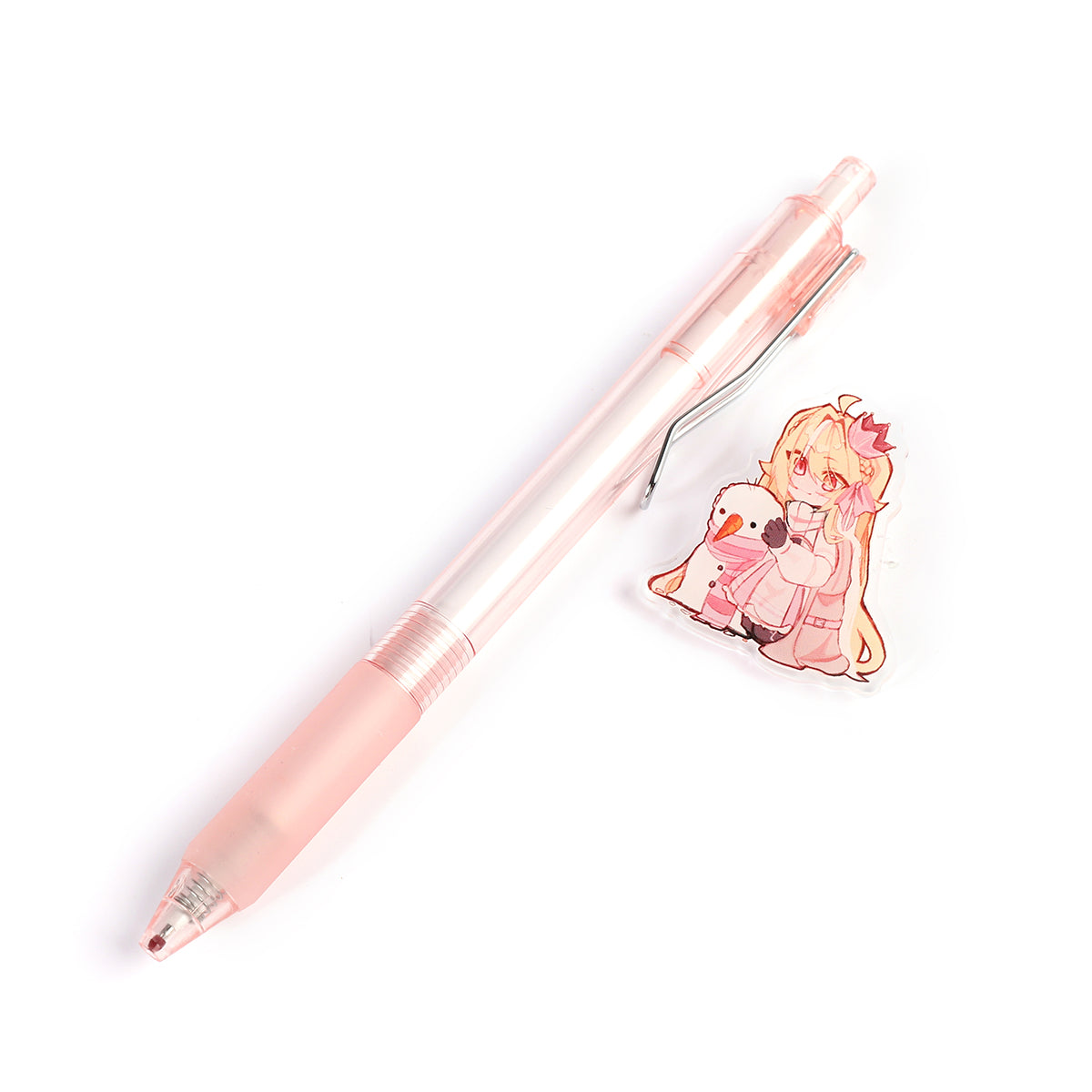'Drawing a Blank' Pen with acrylic charm