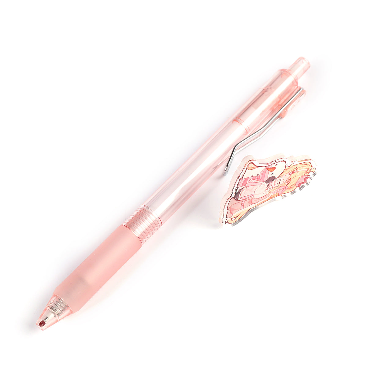 'Drawing a Blank' Pen with acrylic charm