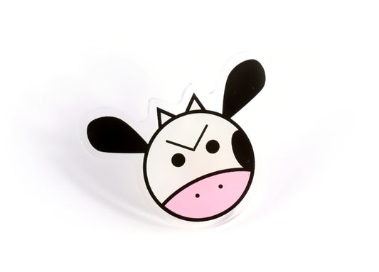 Cow Logo Pin