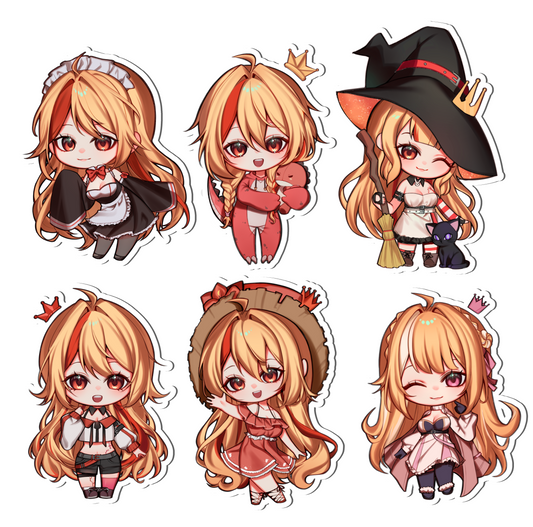 Queenwucy Outfits Sticker Pack